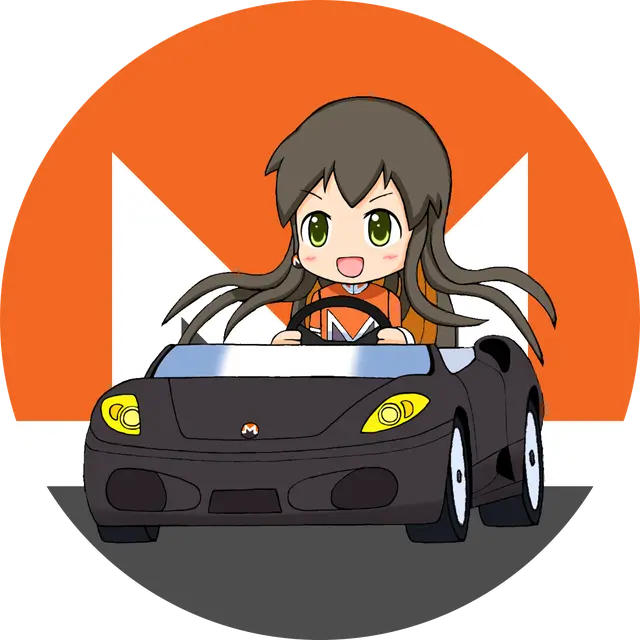 monero chan in car